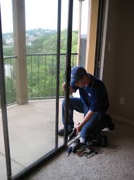 Over time, the tracks can warp or collect dirt, or the rollers might break, making it difficult to open and close the door. Patio Door Glass Repair Austin Ace Discount Home Glass Door