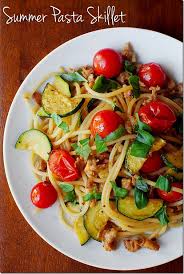 Summer Pasta Skillet Summer Pasta Skillet Pasta Healthy Recipes