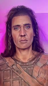 Turning myself into Mel Gibson from Braveheart 💙 #melgibson #braveheart  #williamwallace #sfxmakeup