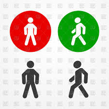 Traffic Lights Signs Man Walks And Stands 63036 Icons And Emblems Download Free Vector Clipart Eps Free Vector Clipart Clip Art Traffic Light Sign