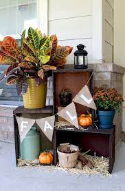 Some fall decorating ideas for the outside feature more permanent changes, such as upgrading the. 65 Fall Porch Decorating Ideas Outdoor Fall Decor