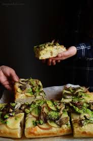 Focaccia Funghi E Patate Mushroom And Potato Focaccia Italie