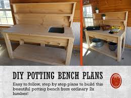 How to make wooden potting bench plans, title: The Perfect Diy Potting Bench Strong Elegant And Easy To Make