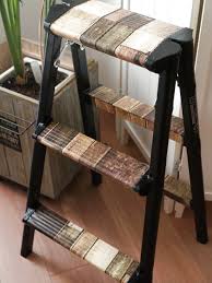 使い古した脚立に貼るだけｄｉｙ 男前リメイク 脚立 リメイク リメイクシート