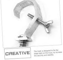 Amazon.com: ULDIGI 6pcs Stage Lighting Clamp Hooks Dj ...