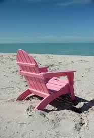 Doesn T This Look Relaxing Sitting On The Beach Soaking In The Sand Sun And Water Pink Adirondack Pink Chair Pink Summer