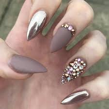 Matte Brown Chrome Fallnails Metallic Nails Design Metallic Nails Gorgeous Nails