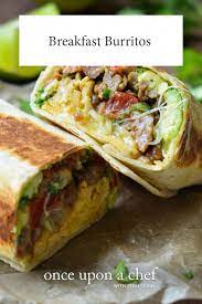 Breakfast Burritos Once Upon A Chef Recipe Breakfast Brunch Recipes Breakfast Dishes Recipes