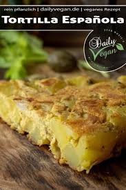 tortilla espanola ganz einfach veganisiert dailyvegan rezept rezepte einfach lecker lebensmittel essen