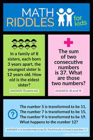 Math is the subject that many kids need some additional assistance or tutoring on. 30 Math Riddles For Kids With Answers Of Course Listcaboodle
