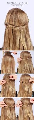 Lulus How To Twisted Half Up Hair Tutorial Lulus Com Fashion Blog Half Up Hair Hair Styles Up Hairdos
