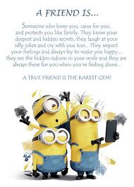 Thus, it works great with action cards which give + and +actions. A Friend Is Minions Cute Friendship Quotes 5 Greeting Card For Sale By Prar K Arts