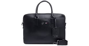 Sacoche Pour Ordinateur Mercedes Benz Hommes En Noir Cuir Tommy Hilfiger Pour Homme En Coloris Noir Lyst