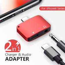 Lighting To Audio Jack Adapter 3 5mm Headphone Aux Splitter Charging Listening Connecter For Iphone X 8 7 Plus Xs Max Xr Wish