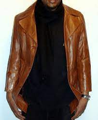 Mens Vintage Rust Leather Jacket Leather Jacket Vintage Men Jackets