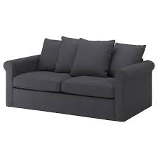Un modello con mordibi cuscini e schienale alto. Gronlid Divano Letto A 2 Posti Sporda Grigio Scuro Ikea It