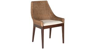 This Sloping Chair Combines Classic Style With The Natural Beauty Of Finely Woven Rattan Chic Mahogany Leg Wood Dining Chairs Chic Accent Chairs Dining Chairs