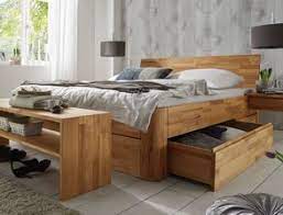 Bett eiche massiv 140x200 6 schubkästen. Massivholzbetten Betten Aus Massivholz Gunstig Kaufen