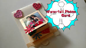 Let's make some diy birthday cards. Diy Waterfall Photo Card Making Easy Tutorial Craftlas Youtube