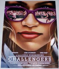 CHALLENGERS Zendaya Mike Faist Tennis Josh O'Connor SMALL french POSTER