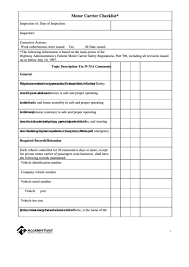 It aims to identify mechanical issues or defects that may cause accidents and operational downtime. Mto Vehicle Safety Inspection Checklist Hse Images Videos Gallery