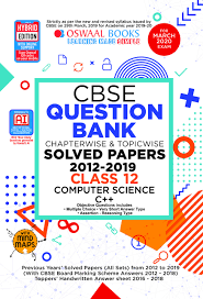 .(python) sample question paper for class 12 cbse computer science python 2020 oswaal cbse sample question papers for class 12 computer science. Oswaal Cbse Question Bank Class 12 Computer Science C Book Chapterwise Topicwise For March 2020 Exam Oswaal Editorial Board Amazon In Books