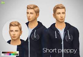 Two New Mesh Edit Haircuts For Your Sim Guys There Is A Tiny Mesh Issue At The Hairline But I Have No Clue How To Fix It Sims Hair Sims 4 Hair