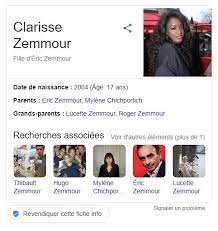 Jan 26, 2021 · en effet, clarisse zemmour est la fille du journaliste, chroniqueur et éditorialiste éric zemmour. Quand Hapsatou Sy Devient Clarisse La Fille De Zemmour