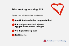 Å være i stand til å få øye på de tidlige tegnene betyr at rask behandling kan søkes. Visste Du At Kvinner Og Eldre Mennesker Norske Kvinners Sanitetsforening Facebook