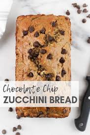 Chocolate Chip Zucchini Bread Simple Ingredients Not Too Sweet With The Addition Of Whole Wh Chocolate Chip Zucchini Bread Best Bread Recipe Homemade Bread