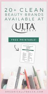 Gluten free makeup at ulta saubhaya. 20 Clean Beauty Brands To Buy At Ulta Organically Becca