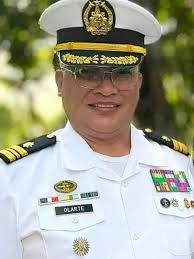 LCDR Ronald Olarte PN reports for duty