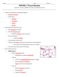 Physio Tissue Review