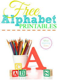 You may download or print these alphabet letter templates for classroom projects and activities. Free Alphabet Printables Letters Worksheets Stencils Abc Flash Cards What Mommy Does