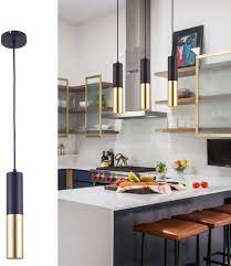 A space with many large windows may not need much more ambient light during the day, but you may need task lighting for the counter while chopping. Kitchen Island Pendant Light E12 Base Mini Modern Pendant Lamp Industrial Adjustable Height Hang Lamp For Dinning Bar Coffee Shop Farmhouse Bulb Not Included Amazon Com