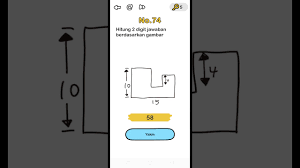 Jawabannya adalah 10+15+10+15+4+4 = 58. Hitung 2 Digit Jawaban Berdasarkan Gambar Brain Out Youtube