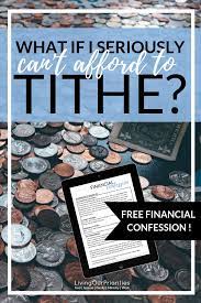 Ultimately it's his way of caring and showing that he wants you to feel good about yourself in your life. What If I Seriously Can T Afford To Tithe