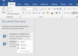 After clicking the file tab, you will be redirected to a new window. How To Recover Unsaved Word Document 2016