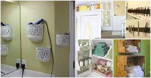 Seashell bathroom decor, accessories with sea shell images. 30 Brilliant Bathroom Organization And Storage Diy Solutions Diy Crafts