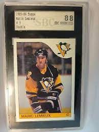 Mario lemieux 2003 rookie stick and jersey card. Topps Mario Lemieux Ice Hockey Rookie Sports Trading Cards Accessories For Sale Ebay