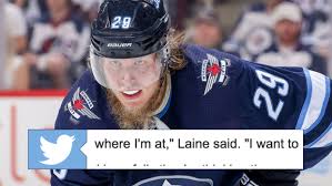 With rumours swirling, jets sniper patrik laine mum on future in winnipeg. Patrik Laine S Comments About His Future In Winnipeg Will Get Jets Fans Very Excited Article Bardown