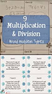 Read More About The 9 Problem Types For Multiplication And Division Word Problems And Grab A Free Sampl Division Word Problems Math Word Problems Word Problems