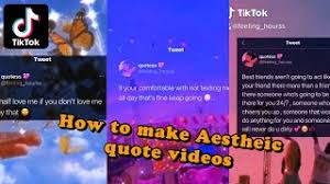 On a device or on the web, viewers can watch and discover millions of personalized short videos. How To Make Aesthetic Twitter Quotes Tiktok Herunterladen
