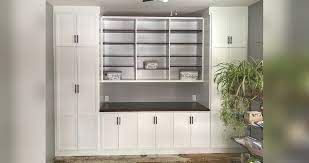 Sew ready craft/multi room hiding table armoire, black/white. Craft Room Cabinets Project By Jonathan At Menards