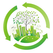Green City Environment Background Vector Illustration For Design And More Sponsored Advertisement Ad City In 2020 Green City Vector Illustration Illustration