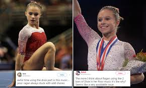 Sadly, at the end of july, she announced her retirement from elite gymnastics to attend the university of oklahoma. Us Gymnast Changes Floor Music To Get Rid Of A Dixie Horn Daily Mail Online