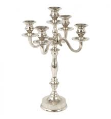 Shop for vintage silver candle holders at auction, starting bids at $1. Silver 5 Arm Candelabra Large Silver Candlesticks