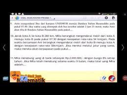 Jul 09, 2021 · soal jenis ini membutuhkan pemahaman akan cerita yang disampaikan hingga menggolongkan kedalam berpapasan atau menyusul. Soal Cerita Jarak Kecepatan Waktu Berpapasan Jurus 7 Detik Youtube