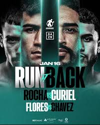 Run It Back: Rocha vs. Curiel 🥊 ​The undercard is set for January 16!  Coachella Valley's own Manuel “Gucci Manny” Flores takes