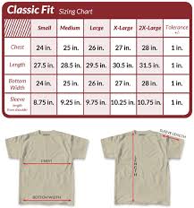 t shirt sizing and buyer guide heavy t shirts